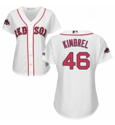 Womens Majestic Boston Red Sox 46 Craig Kimbrel Authentic White Home 2018 World Series Champions MLB Jersey Womens Majestic Boston Red Sox 46 Craig Kimbrel Authentic White Home 2018 World Series Champions MLB Jersey