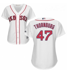 Womens Majestic Boston Red Sox 47 Tyler Thornburg Authentic White Home MLB Jersey Womens Majestic Boston Red Sox 47 Tyler Thornburg Authentic White Home MLB Jersey