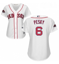 Womens Majestic Boston Red Sox 6 Johnny Pesky Authentic White Home 2018 World Series Champions MLB Jersey Womens Majestic Boston Red Sox 6 Johnny Pesky Authentic White Home 2018 World Series Champions MLB Jersey