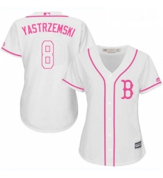 Womens Majestic Boston Red Sox 8 Carl Yastrzemski Authentic White Fashion MLB Jersey Womens Majestic Boston Red Sox 8 Carl Yastrzemski Authentic White Fashion MLB Jersey