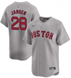 Youth Boston Red Sox 28 Danny Jansen Grey 2024 Away Limited Stitched Baseball Jersey Youth Boston Red Sox 28 Danny Jansen Grey 2024 Away Limited Stitched Baseball Jersey