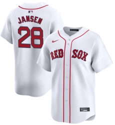 Youth Boston Red Sox 28 Danny Jansen White 2024 Home Limited Stitched Baseball Jersey Youth Boston Red Sox 28 Danny Jansen White 2024 Home Limited Stitched Baseball Jersey