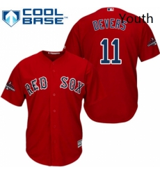 Youth Majestic Boston Red Sox 11 Rafael Devers Authentic Red Alternate Home Cool Base 2018 World Series Champions MLB Jersey Youth Majestic Boston Red Sox 11 Rafael Devers Authentic Red Alternate Home Cool Base 2018 World Series Champions MLB Jersey