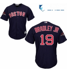 Youth Majestic Boston Red Sox 19 Jackie Bradley Jr Authentic Navy Blue Alternate Road Cool Base 2018 World Series Champions MLB Jersey Youth Majestic Boston Red Sox 19 Jackie Bradley Jr Authentic Navy Blue Alternate Road Cool Base 2018 World Series Champions MLB Jersey