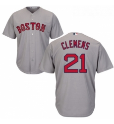 Youth Majestic Boston Red Sox 21 Roger Clemens Authentic Grey Road Cool Base MLB Jersey Youth Majestic Boston Red Sox 21 Roger Clemens Authentic Grey Road Cool Base MLB Jersey