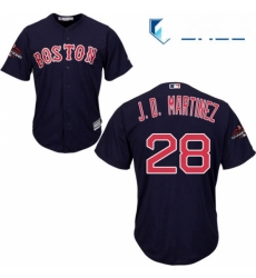 Youth Majestic Boston Red Sox 28 J D Martinez Authentic Navy Blue Alternate Road Cool Base 2018 World Series Champions MLB Jerse Youth Majestic Boston Red Sox 28 J D Martinez Authentic Navy Blue Alternate Road Cool Base 2018 World Series Champions MLB Jerse