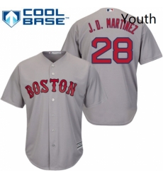 Youth Majestic Boston Red Sox 28 J D Martinez Replica Grey Road Cool Base MLB Jersey Youth Majestic Boston Red Sox 28 J D Martinez Replica Grey Road Cool Base MLB Jersey