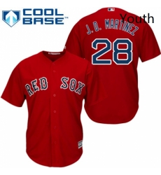 Youth Majestic Boston Red Sox 28 J D Martinez Replica Red Alternate Home Cool Base MLB Jersey Youth Majestic Boston Red Sox 28 J D Martinez Replica Red Alternate Home Cool Base MLB Jersey