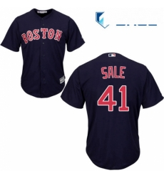 Youth Majestic Boston Red Sox 41 Chris Sale Replica Navy Blue Alternate Road Cool Base MLB Jersey Youth Majestic Boston Red Sox 41 Chris Sale Replica Navy Blue Alternate Road Cool Base MLB Jersey