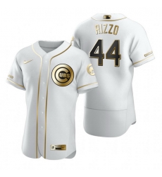 Chicago Cubs 44 Anthony Rizzo White Nike Mens Authentic Golden Edition MLB Jersey Chicago Cubs 44 Anthony Rizzo White Nike Mens Authentic Golden Edition MLB Jersey