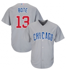 Cubs 13 David Bote Grey New Cool Base Stitched Baseball Jersey Cubs 13 David Bote Grey New Cool Base Stitched Baseball Jersey