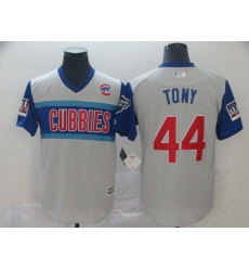 Cubs 44 Anthony Rizzo Tony Gray 2019 MLB Little League Classic Player Jersey Cubs 44 Anthony Rizzo Tony Gray 2019 MLB Little League Classic Player Jersey