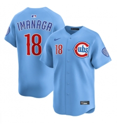 Men Chicago Cubs 18 Sh u014Dta Imanaga Blue 2024 25 2nd Alternate Limited Stitched Baseball Jersey Men Chicago Cubs 18 Sh u014Dta Imanaga Blue 2024 25 2nd Alternate Limited Stitched Baseball Jersey