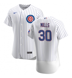 Men Chicago Cubs 30 Alec Mills Men Nike White Home 2020 Flex Base Player Jersey Men Chicago Cubs 30 Alec Mills Men Nike White Home 2020 Flex Base Player Jersey