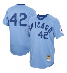 Men Chicago Cubs 42 Bruce Sutter Blue Road 1976 Mitchell 26 Ness Stitched Jerse Men Chicago Cubs 42 Bruce Sutter Blue Road 1976 Mitchell 26 Ness Stitched Jerse