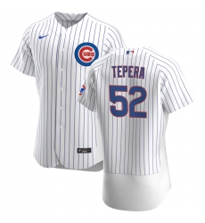 Men Chicago Cubs 52 Ryan Tepera Men Nike White Home 2020 Flex Base Player Jersey Men Chicago Cubs 52 Ryan Tepera Men Nike White Home 2020 Flex Base Player Jersey