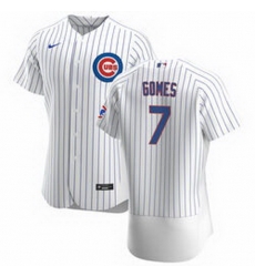 Men Chicago Cubs 7Yan Gomes White Flex Base Stitched jersey Men Chicago Cubs 7Yan Gomes White Flex Base Stitched jersey