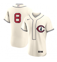 Men Chicago Cubs 8 Ian Happ 2022 Cream Field Of Dreams Stitched Baseball Jersey Men Chicago Cubs 8 Ian Happ 2022 Cream Field Of Dreams Stitched Baseball Jersey