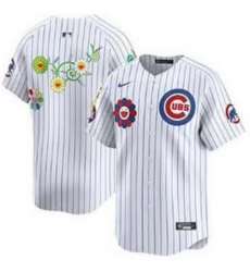 Men Chicago Cubs Blank White 2025 Tokyo Series Limited Stitched Baseball Jersey Men Chicago Cubs Blank White 2025 Tokyo Series Limited Stitched Baseball Jersey