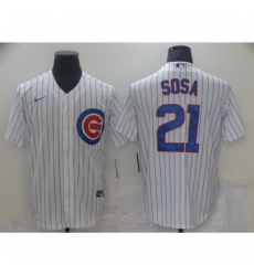 Men Nike Chicago Cubs Sammy Sosa 21 Authentic Royal White Cool Base Jersey Men Nike Chicago Cubs Sammy Sosa 21 Authentic Royal White Cool Base Jersey
