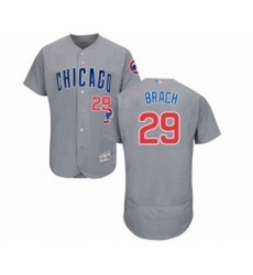 Mens Chicago Cubs 29 Brad Brach Grey Road Flex Base Authentic Collection Baseball Jersey Mens Chicago Cubs 29 Brad Brach Grey Road Flex Base Authentic Collection Baseball Jersey