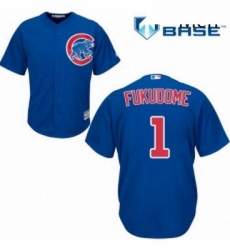 Mens Majestic Chicago Cubs 1 Kosuke Fukudome Replica Royal Blue Alternate Cool Base MLB Jersey Mens Majestic Chicago Cubs 1 Kosuke Fukudome Replica Royal Blue Alternate Cool Base MLB Jersey
