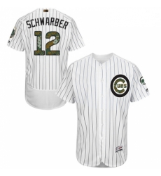 Mens Majestic Chicago Cubs 12 Kyle Schwarber Authentic White 2016 Memorial Day Fashion Flex Base MLB Jersey Mens Majestic Chicago Cubs 12 Kyle Schwarber Authentic White 2016 Memorial Day Fashion Flex Base MLB Jersey