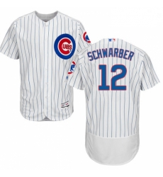 Mens Majestic Chicago Cubs 12 Kyle Schwarber White Home Flex Base Authentic Collection MLB Jersey Mens Majestic Chicago Cubs 12 Kyle Schwarber White Home Flex Base Authentic Collection MLB Jersey