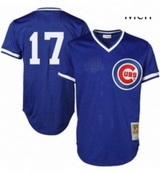 Mens Majestic Chicago Cubs 17 Kris Bryant Authentic Royal Blue Throwback MLB Jersey Mens Majestic Chicago Cubs 17 Kris Bryant Authentic Royal Blue Throwback MLB Jersey