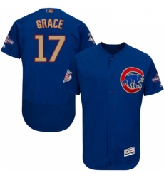 Mens Majestic Chicago Cubs 17 Mark Grace Authentic Royal Blue 2017 Gold Champion Flex Base MLB Jersey Mens Majestic Chicago Cubs 17 Mark Grace Authentic Royal Blue 2017 Gold Champion Flex Base MLB Jersey