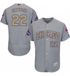 Mens Majestic Chicago Cubs 22 Jason Heyward Authentic Gray 2017 Gold Champion Flex Base MLB Jersey Mens Majestic Chicago Cubs 22 Jason Heyward Authentic Gray 2017 Gold Champion Flex Base MLB Jersey