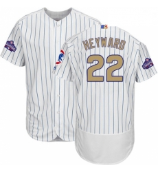 Mens Majestic Chicago Cubs 22 Jason Heyward Authentic White 2017 Gold Program Flex Base MLB Jersey Mens Majestic Chicago Cubs 22 Jason Heyward Authentic White 2017 Gold Program Flex Base MLB Jersey