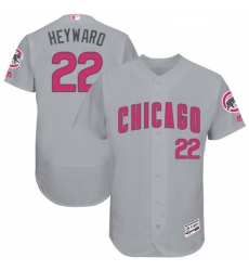 Mens Majestic Chicago Cubs 22 Jason Heyward Grey Mothers Day Flexbase Authentic Collection MLB Jersey Mens Majestic Chicago Cubs 22 Jason Heyward Grey Mothers Day Flexbase Authentic Collection MLB Jersey