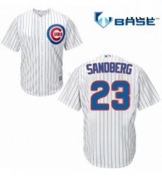 Mens Majestic Chicago Cubs 23 Ryne Sandberg Replica White Home Cool Base MLB Jersey Mens Majestic Chicago Cubs 23 Ryne Sandberg Replica White Home Cool Base MLB Jersey