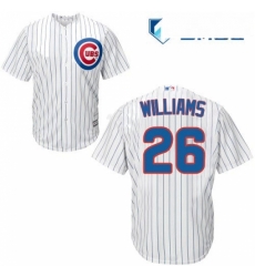 Mens Majestic Chicago Cubs 26 Billy Williams Replica White Home Cool Base MLB Jersey Mens Majestic Chicago Cubs 26 Billy Williams Replica White Home Cool Base MLB Jersey