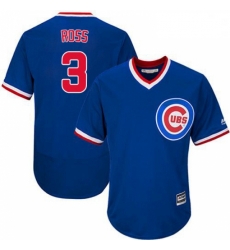 Mens Majestic Chicago Cubs 3 David Ross Royal Blue Cooperstown Flexbase Authentic Collection MLB Jersey Mens Majestic Chicago Cubs 3 David Ross Royal Blue Cooperstown Flexbase Authentic Collection MLB Jersey