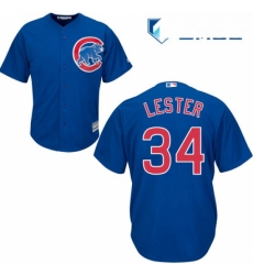 Mens Majestic Chicago Cubs 34 Jon Lester Replica Royal Blue Alternate Cool Base MLB Jersey Mens Majestic Chicago Cubs 34 Jon Lester Replica Royal Blue Alternate Cool Base MLB Jersey