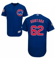 Mens Majestic Chicago Cubs 62 Jose Quintana Royal Blue Alternate Flexbase Authentic Collection MLB Jersey Mens Majestic Chicago Cubs 62 Jose Quintana Royal Blue Alternate Flexbase Authentic Collection MLB Jersey