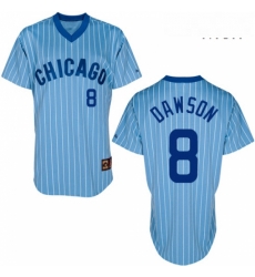 Mens Majestic Chicago Cubs 8 Andre Dawson Authentic BlueWhite Strip Cooperstown Throwback MLB Jersey Mens Majestic Chicago Cubs 8 Andre Dawson Authentic BlueWhite Strip Cooperstown Throwback MLB Jersey