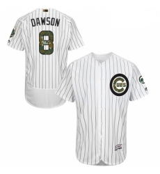 Mens Majestic Chicago Cubs 8 Andre Dawson Authentic White 2016 Memorial Day Fashion Flex Base MLB Jersey Mens Majestic Chicago Cubs 8 Andre Dawson Authentic White 2016 Memorial Day Fashion Flex Base MLB Jersey