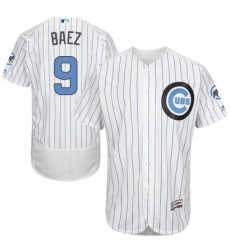 Mens Majestic Chicago Cubs 9 Javier Baez Authentic White 2016 Fathers Day Fashion Flex Base MLB Jersey Mens Majestic Chicago Cubs 9 Javier Baez Authentic White 2016 Fathers Day Fashion Flex Base MLB Jersey
