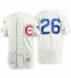 Mens Mitchell and Ness Chicago Cubs 26 Billy Williams Authentic White Throwback MLB Jersey Mens Mitchell and Ness Chicago Cubs 26 Billy Williams Authentic White Throwback MLB Jersey