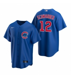 Mens Nike Chicago Cubs 12 Kyle Schwarber Royal Alternate Stitched Baseball Jerse Mens Nike Chicago Cubs 12 Kyle Schwarber Royal Alternate Stitched Baseball Jerse