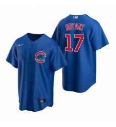 Mens Nike Chicago Cubs 17 Kris Bryant Royal Alternate Stitched Baseball Jerse Mens Nike Chicago Cubs 17 Kris Bryant Royal Alternate Stitched Baseball Jerse