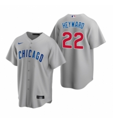 Mens Nike Chicago Cubs 22 Jason Heyward Gray Road Stitched Baseball Jerse Mens Nike Chicago Cubs 22 Jason Heyward Gray Road Stitched Baseball Jerse
