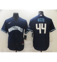 Men's Nike Chicago Cubs #44 Anthony Rizzo Navy Royal Alternate Stitched Baseball Jersey Men's Nike Chicago Cubs #44 Anthony Rizzo Navy Royal Alternate Stitched Baseball Jersey