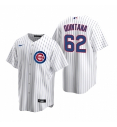 Mens Nike Chicago Cubs 62 Jose Quintana White Home Stitched Baseball Jersey Mens Nike Chicago Cubs 62 Jose Quintana White Home Stitched Baseball Jersey