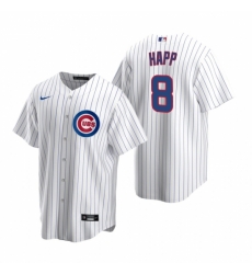 Mens Nike Chicago Cubs 8 Ian Happ White Home Stitched Baseball Jersey Mens Nike Chicago Cubs 8 Ian Happ White Home Stitched Baseball Jersey