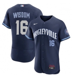 Men's Patrick Wisdom Cubs Wrigleyville Jersey City Connect Stitche Men's Patrick Wisdom Cubs Wrigleyville Jersey City Connect Stitche