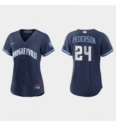 Chicago Cubs 24 Joc Pederson Women Nike 2021 City Connect Navy MLB Jersey Chicago Cubs 24 Joc Pederson Women Nike 2021 City Connect Navy MLB Jersey